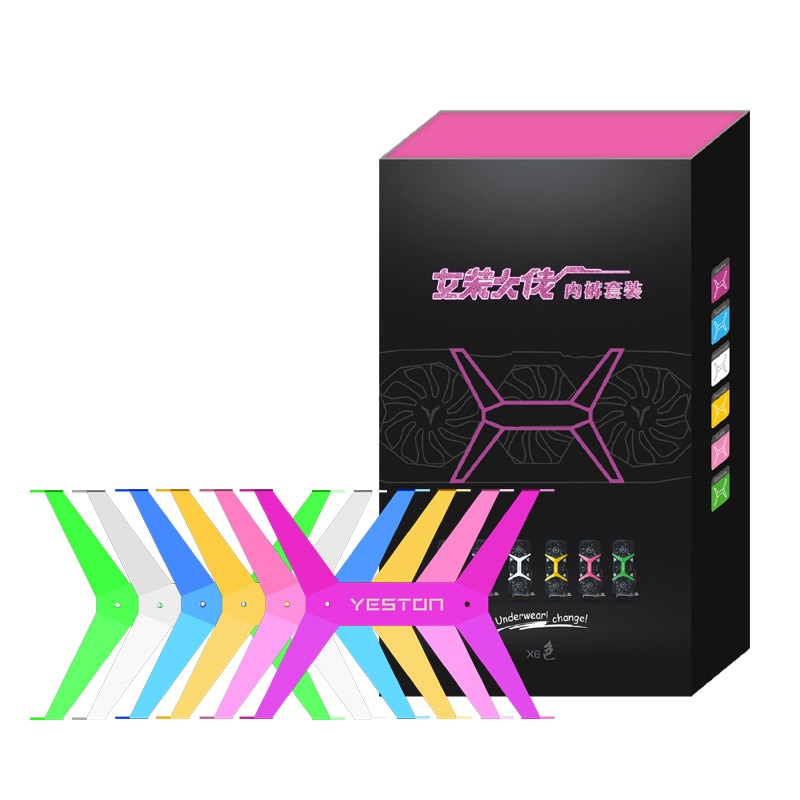 Yeston Graphics Card Case Used with Designated Graphics Cards GTX1660 Super-6G D6 PA and RX590GME-8G D5 Gaming