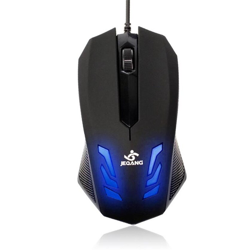 Brand Blue-ray 2000DPI USB Wired Gaming Optical Mouse for PC Computer: Default Title