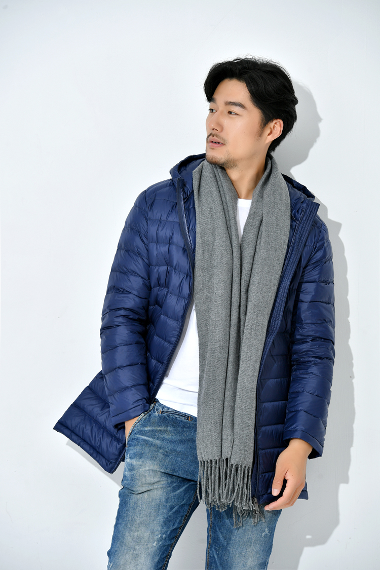 Kevyet talvitakit, plus dize, miesten toppatakit, miesten xl-pitkät 90%  valkoiset untuvatakit, veden- ja tuulenpitävä rento takki.