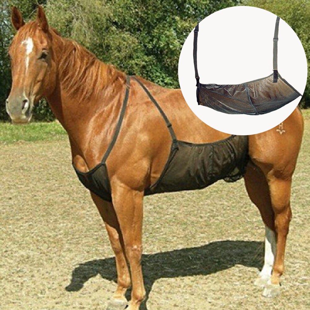 Paard Buik Comfortabele Netto Beschermhoes Fly Outdoor Mesh Anti-Muggen Anti-Kras Elasticiteit Bite Ademend Tapijt