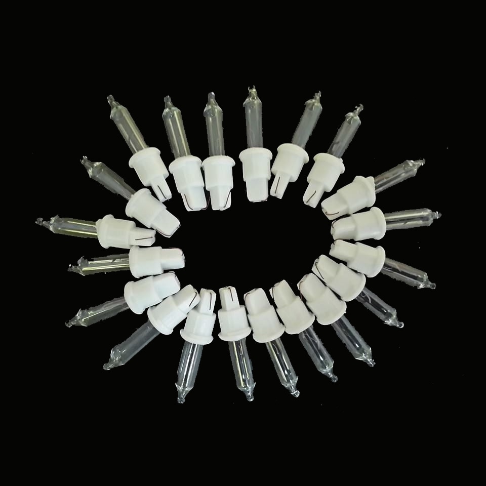 Spare Replacement bulbs in clear warm white lights for cotton ball