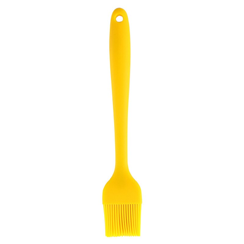 1Pc Silicone forme cuisson pâtisserie brosse bricolage gâteau pain Barbecue huile doux peinture spatule cuisine cuisson outils pour Steak: yellow