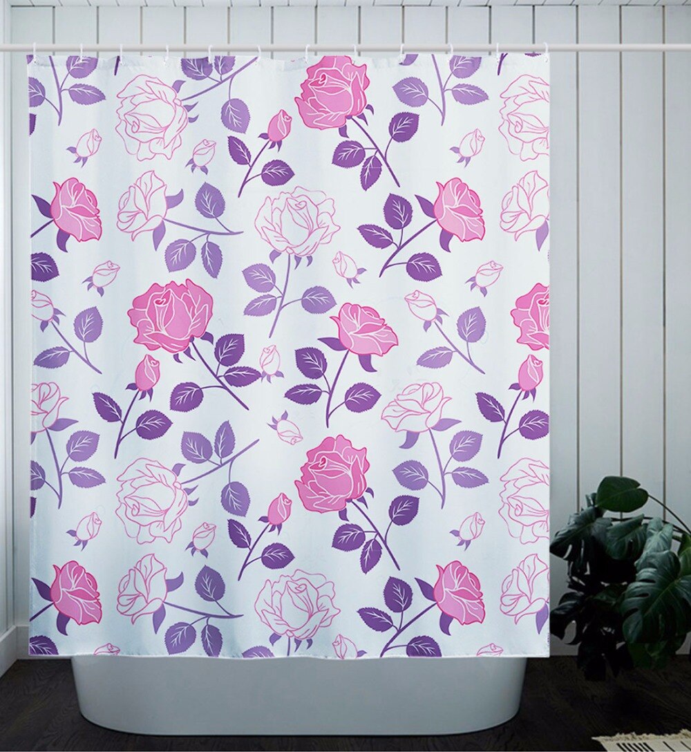 HUGSIDEA Zwarte Kat Gedrukt Douchegordijn Waterdicht Polyester Badkamer Douche Gordijnen Stof Bad Verduisteringsgordijn Home Decor