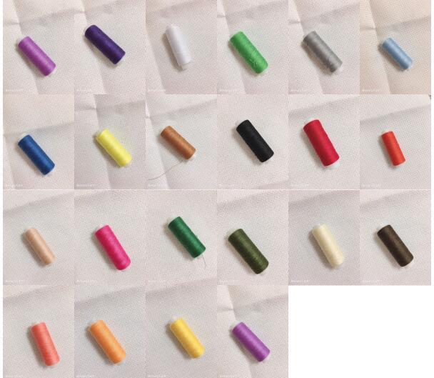 10 Colors/set sewing Knitting Thread Reel for Hand Stitching Machine Sewing Thread Finest Polyester Durable