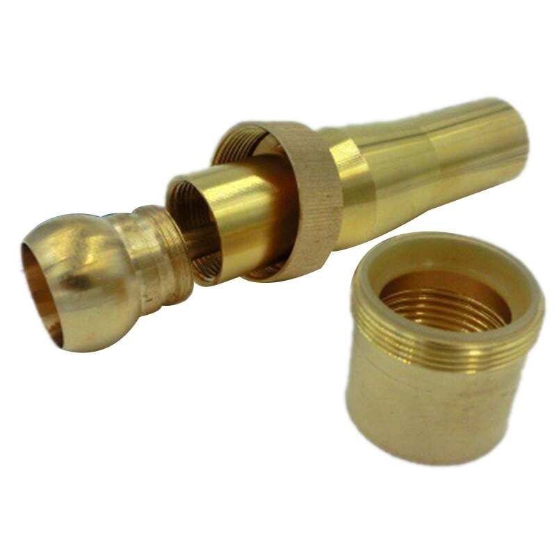 3/4 Inch Brass Foam Jet Fountain Nozzles Garden Landscape Fountain Adjustable Multi-Spray Nozzle Garden Pond Decoration