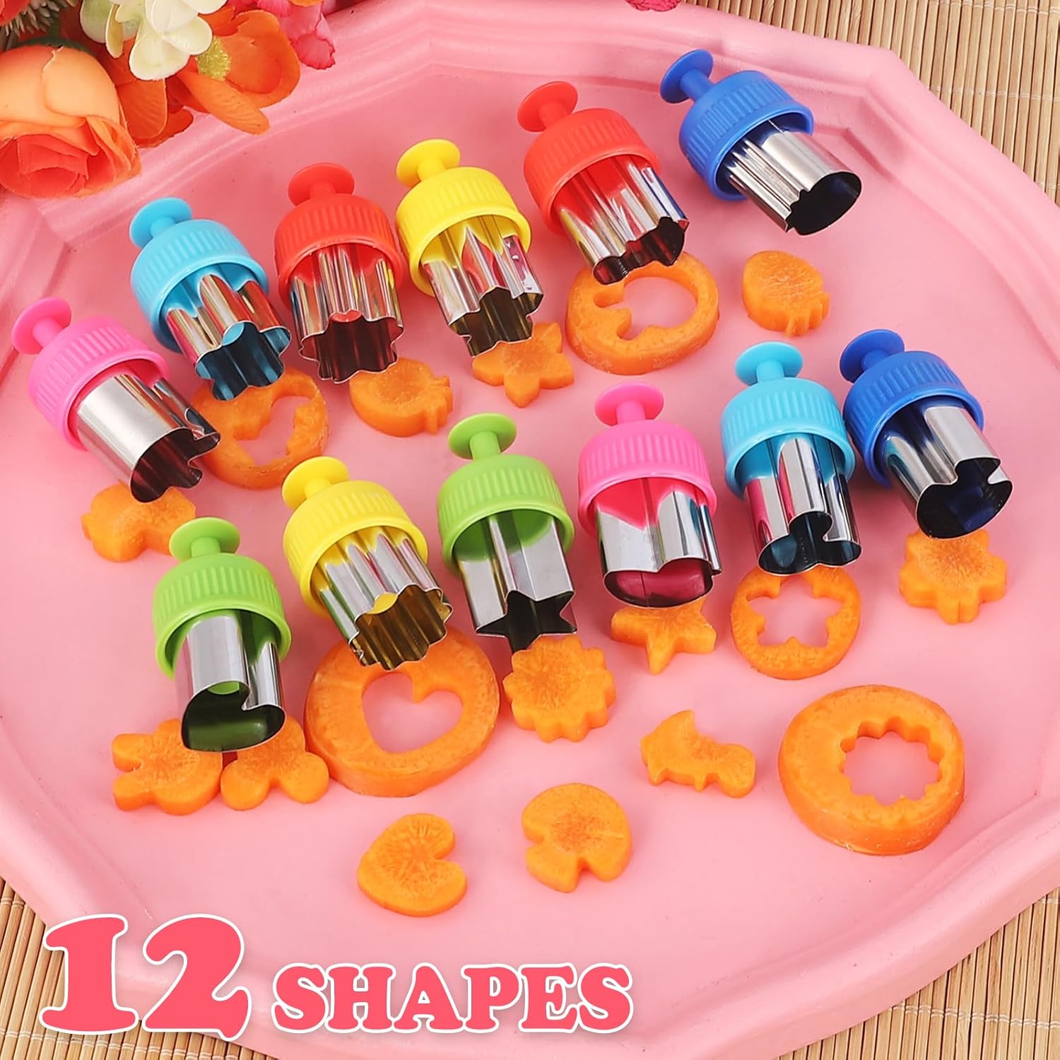 Accesorii pentru cutii de prânz bento pentru copii cu mini furculițe pentru fructe/tăietor de fructe/recipient pentru sos de soia/căptușeli din silicon pentru brioșe