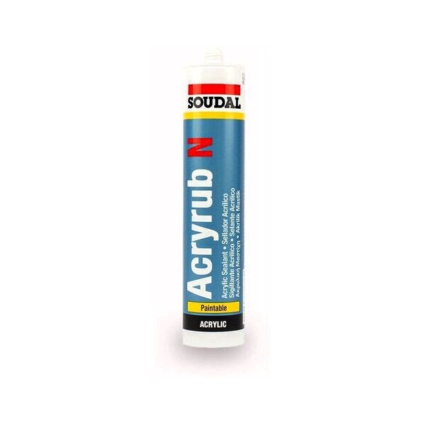 ACRYRUB N SELLADOR ACRILICO GRIS 300ml SOUDAL