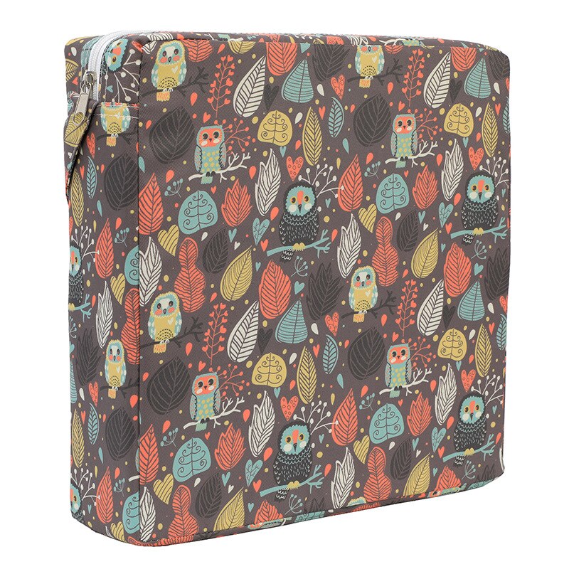 Kinderen Eetkamerstoel Verhoogde Zitkussen Student Zitkussen Waterdicht Cartoon Verhoogde Eetkamerstoel Zitkussen: owl