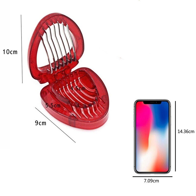 1pcs/set kitchen Fruit gadget strawberry slicer strawberry corer strawberry stem remover Fruit Cutter Slice Kitchen Tools