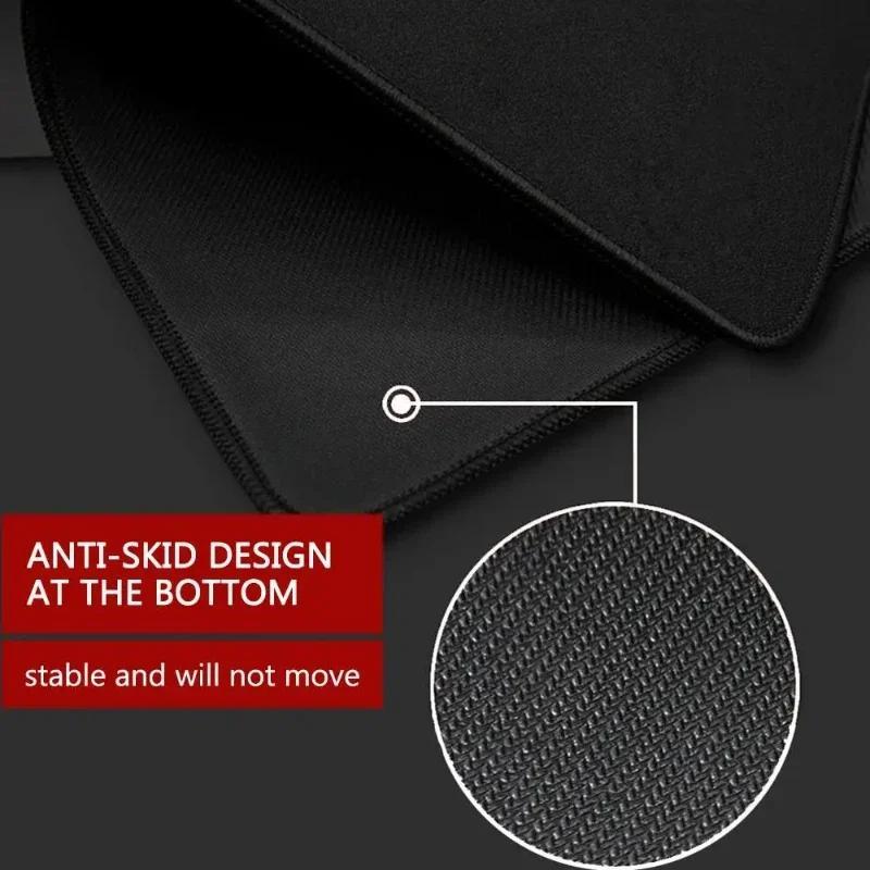 Grand tapis de souris chat rose Kawaii, tapis de souris de jeu mignon, accessoires de bureau antidérapants roses, très approprié aux joueurs et au bureau