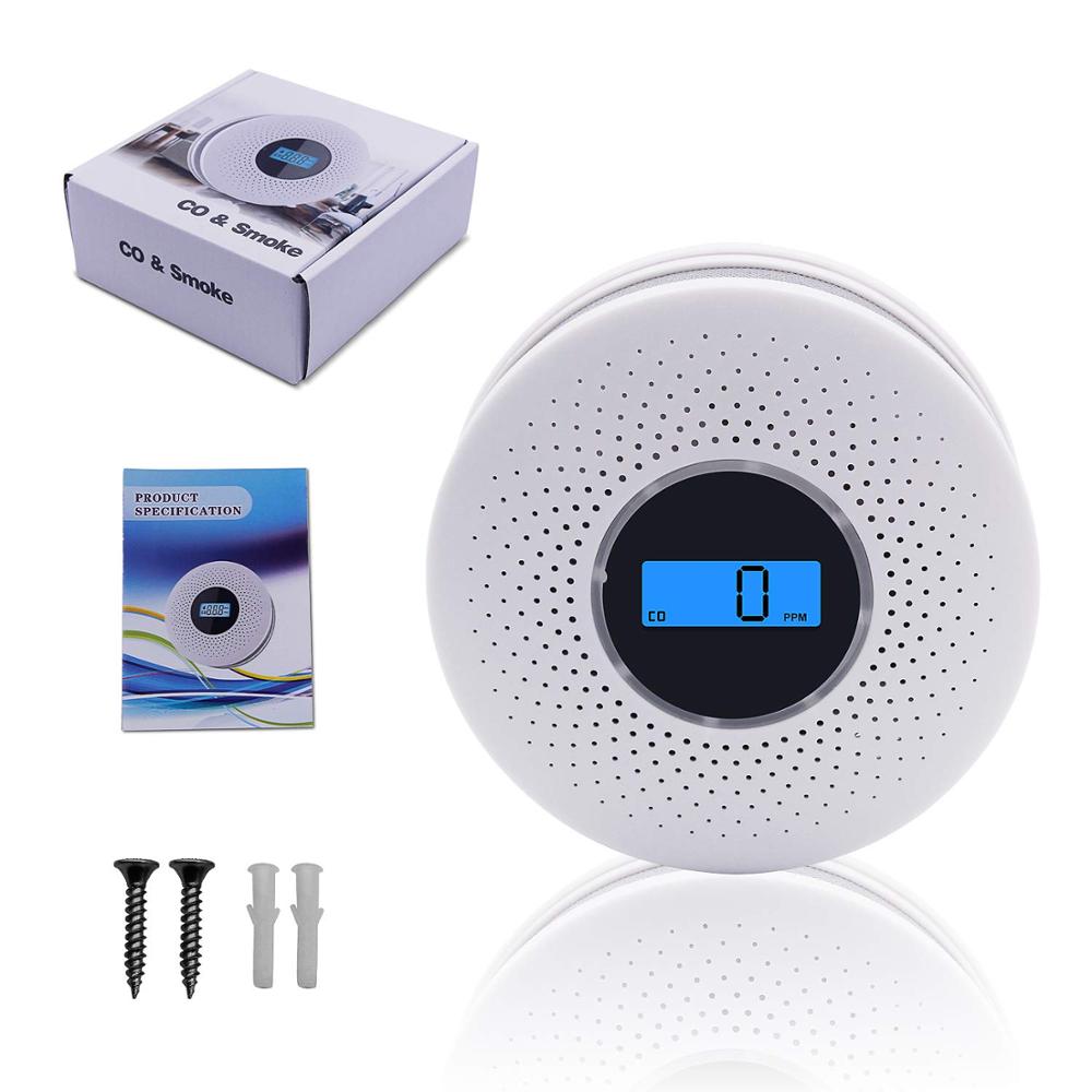 Rook Koolmonoxide Sensor Elektrochemische Co Sensor Rookmelder Professionele Fire Sensor Met Led Indicatie Geluid Patroon