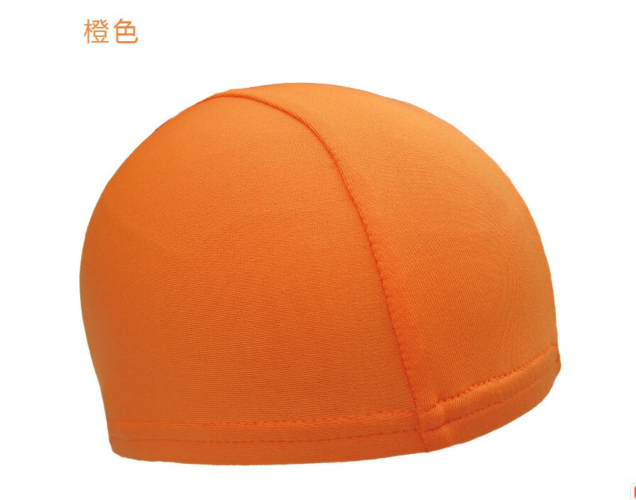 Hurtig herretørring hat cykling kraniet cap cykel motorcykel under hjelm ridning cap udendørs sport cykling cykel kraniet hat udstyr: Orange