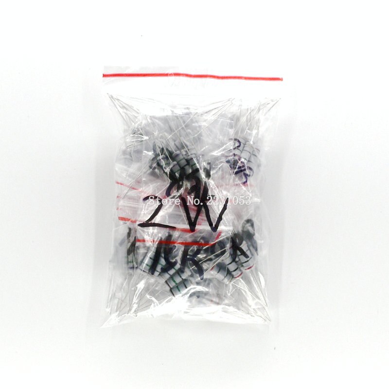 150 Teile/los Kohlenstoff Film Widerstand Bausatz 2W 0,1 R Ohm-750R Ohm 30 Arten Jeweils 5 Stck 2w 0,1 Ohm-750Ohm Farbe Ring Widerstand
