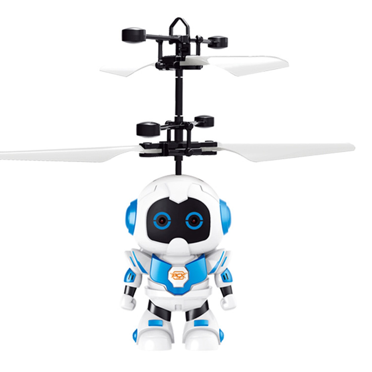 Funny Astronaut Style Mini Infrared Induction Flying Ball Aircraft Helicopter Toy with LED Light for Boys Girls Teenagers