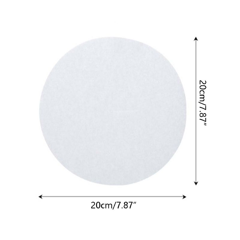12x Round Soup Oil Absorbing Paper Absorption Membrane Pads Kitchen Cooking Film