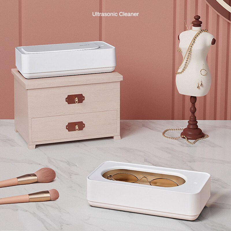 47kHz Ultrasonic Cleaner Ultrasound Cleaning Machine for Jewelry Glass Razor High Frequency Vibration Ultrasound Clean Device