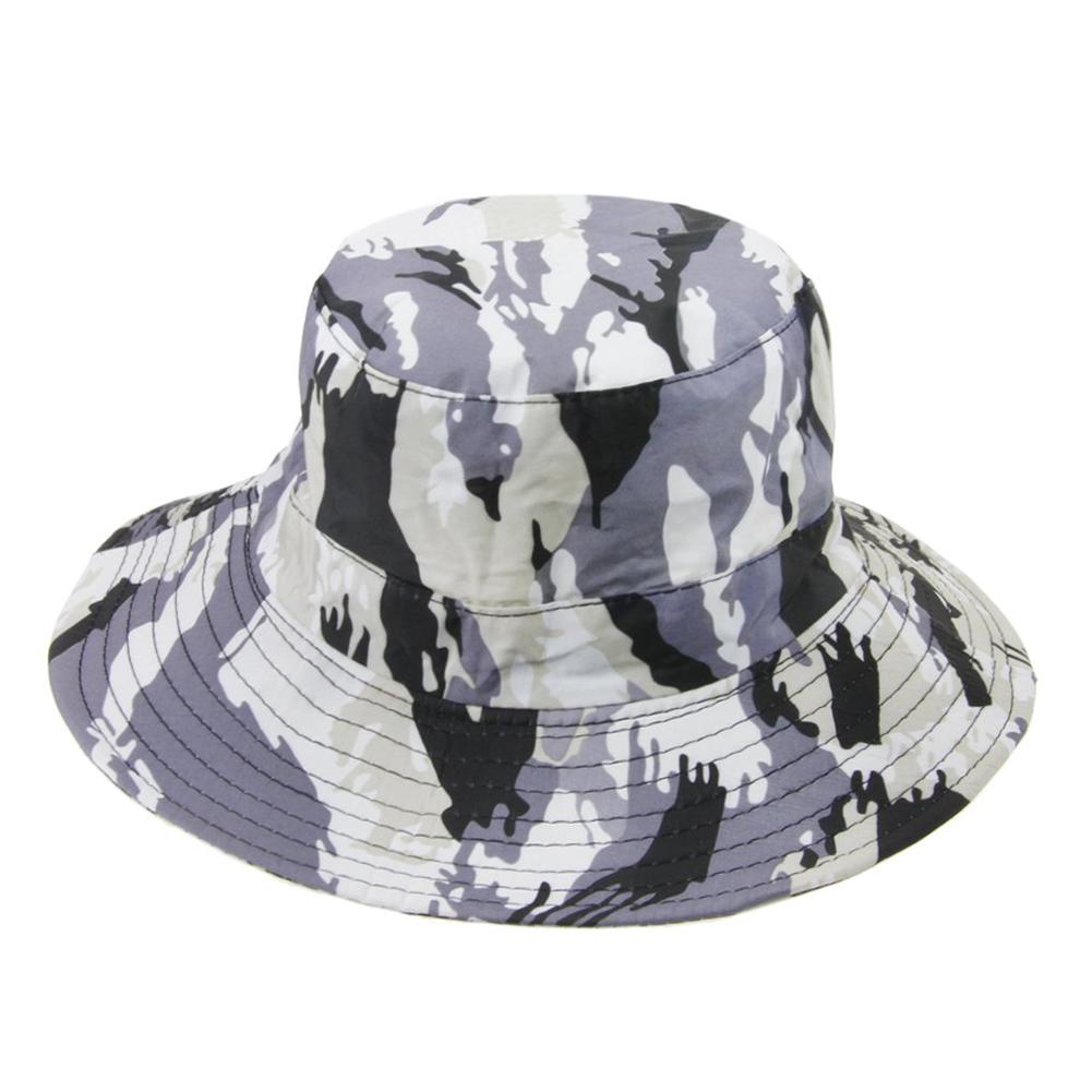 Outdoor kinderen camouflage hoed UPF50 + uv-bescherming zonnebrandcrème-Waterdichte strand hoeden voor jongens en meisjes: Grey