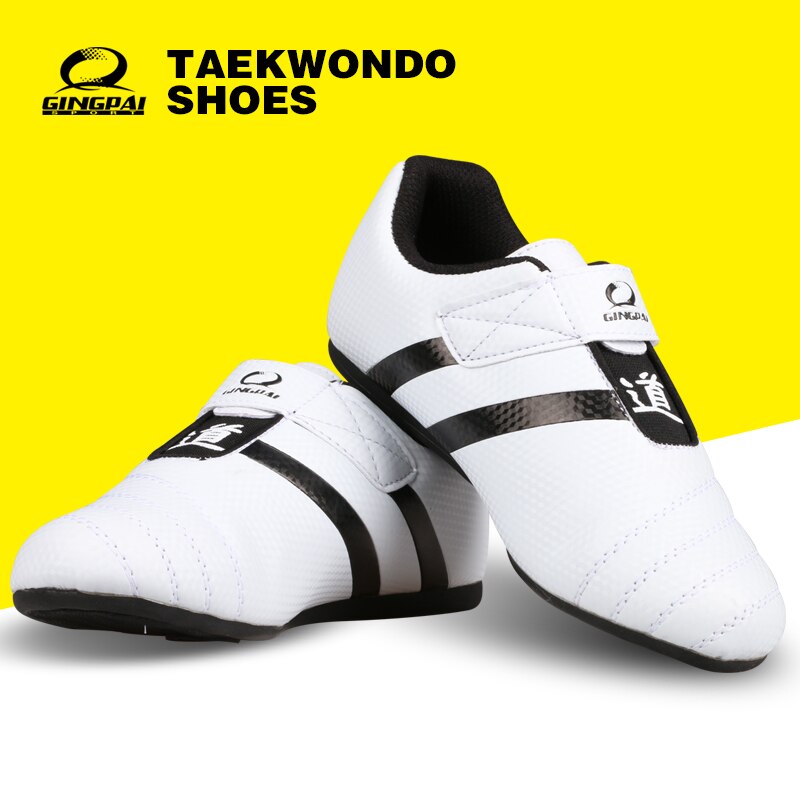 Chaussures de Taekwondo pour enfants et adultes, , WTF avec cuir PU, respirant, résistant à l&#39;usure, baskets de sport de karaté