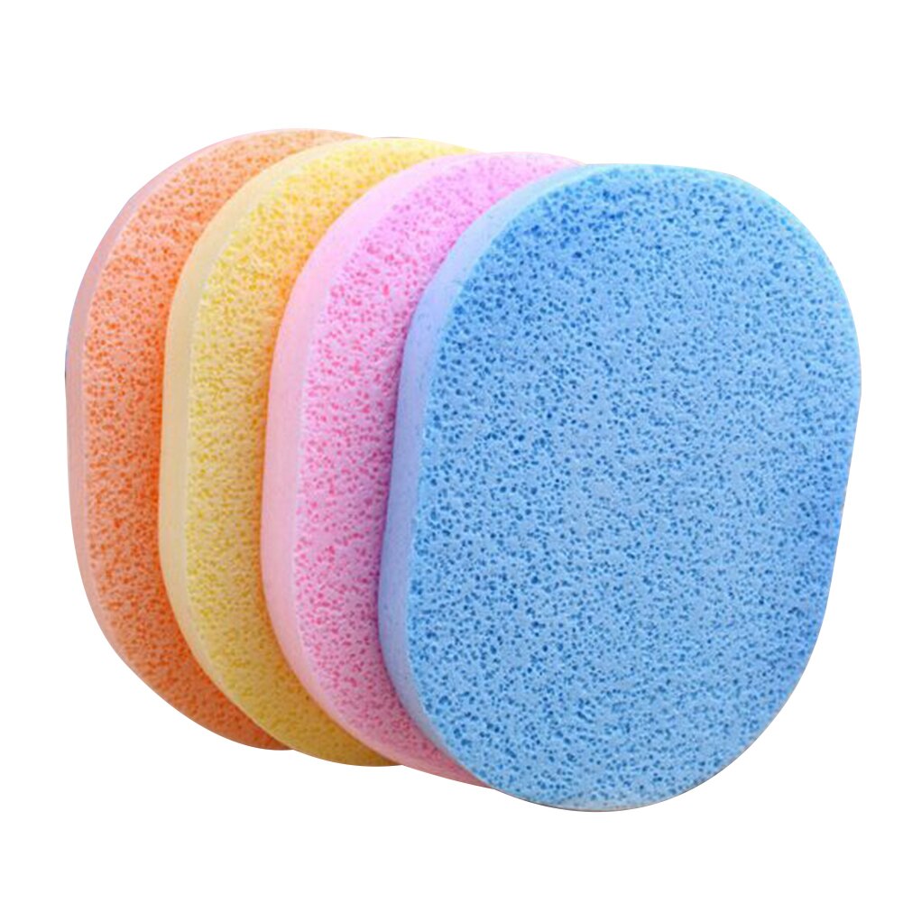 5pcs Sponge Face Wash Puff Face Makeup Wash Pad Deep Cleaning Tool Powder Puff Reusable Cleansing Makeup Sponge