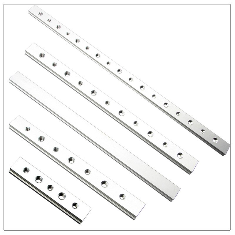 Aluminium  m6 / m8 t- skinne aluminiumslegering glidemøtrik t-møtrik til 30/45 t skinne klemme skrue rille fastgørelsesanordning træbearbejdningsværktøj