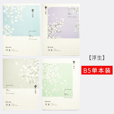 Whale Notebooks B5 Student Stationery Notepad Cute Cartoon Pocket Planner Novelty Schedule Book Office and School Supplies: Pink