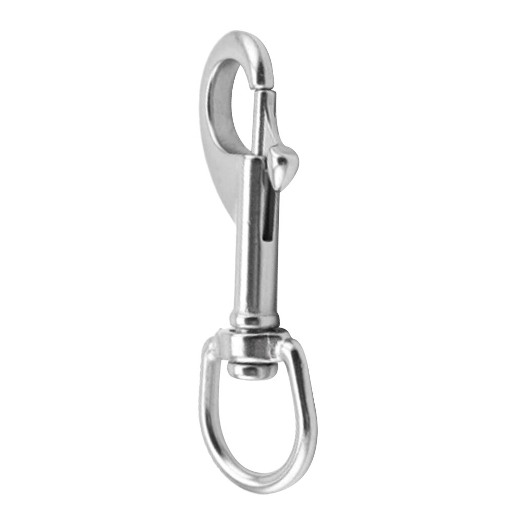 Heavy Duty 80mm Swivel Eye Bolt Snap Hook Marine Dog Chain Clip Key Holder