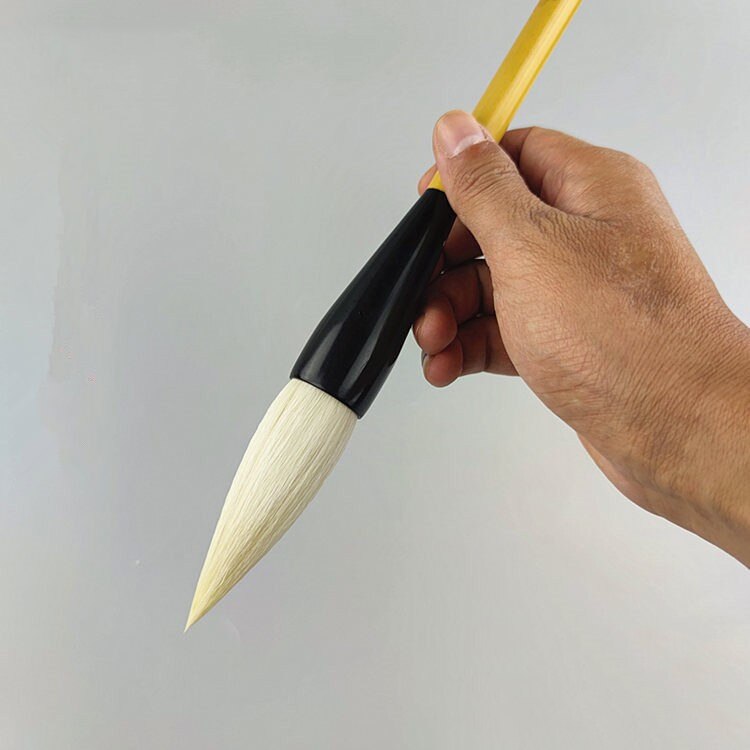Big Size, chinese Kalligrafie Sumi-E Borstel Wol Wollen Schapen Haar Couplet Da Kai Borstel Pen Inkt Borstel Tinta China Caligrafia