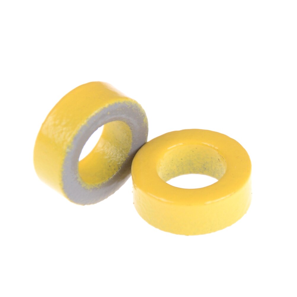 5pcs/lot Carbonyl Iron Core T50-6 Iron Powder Toroidal Core RF Toroid HF HAM QRP Inside Diameter 0.7cm Outer Diameter 1.2cm