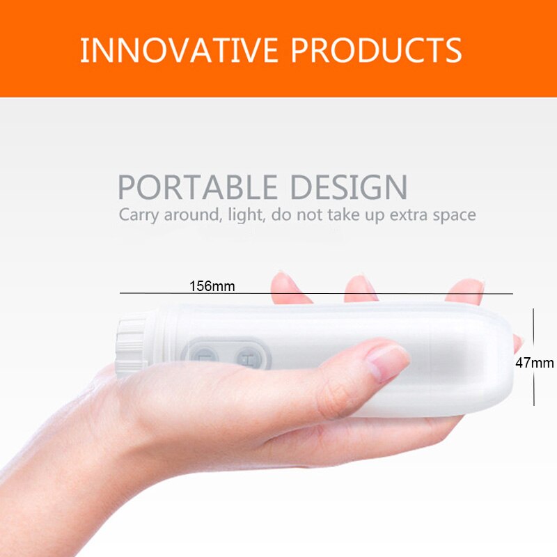 160Ml Draagbare Elektrische Reizen Hand Held Bidet Sproeier Spuiten Persoonlijke Intelligente Controle Wassen Cleaner Fles Hygiëne