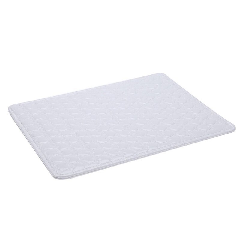 Coussin oreiller Salon main support Rectangle en cuir coussinet bras repos manucure Nail Art accessoires blanc