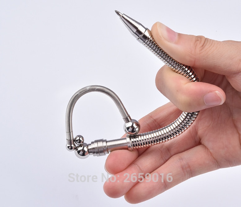 Vacuüm pen decompressie speelgoed Fidget magnetische metalen pen neutrale pen 6895