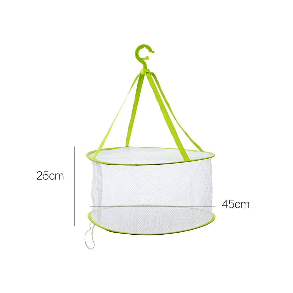 OTHERHOUSE podwójna warstwa suszenia netto bielizna siatka stojak robić suszenia poduszki zabawki netto wieszak wieszak na ubrania duży rozmiar wiatroszczelna: zielony B