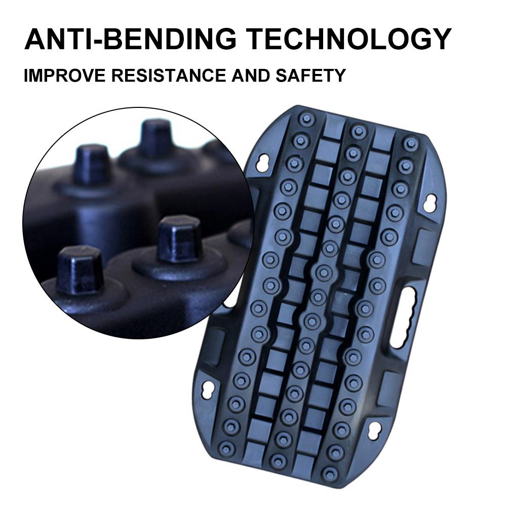 Universal- Auto Griff Spuren Traktion matt Erholung Spuren Traktion matt Anti-Unterhose Spur Reifen Leiter Für Sand Schlamm Schnee