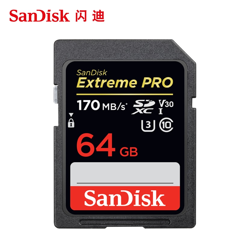 SanDisk Extreme Pro/Ultra tarjeta de memoria 32 64 128 GB U3/U1 tarjeta SD de 32GB 128 GB 64GB 256GB 512GB Flash de tarjeta SD 16GB de memoria SDXC SDHC