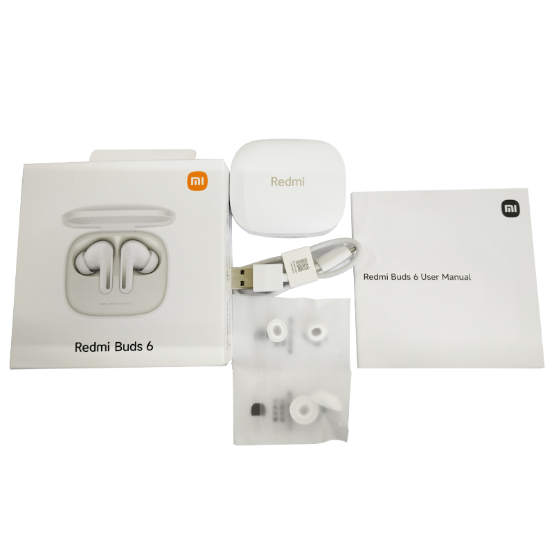 Xiaomi Redmi Buds 6 Global Version Up to 49dB active noise cancellation Up to 42 hours of listening with charging case