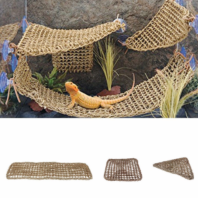 Plataforma de reptil hamaca lagartija tumbona hamacas geccos colgante red tanque Decoración
