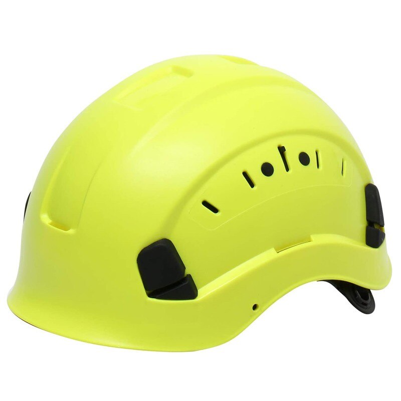 CE Carbon Fiber Safety Helmet for Engineer Construction Industrial Protective Working Rescue Bicycle Motorcycle Helmets Hard Cap: Fluorescence Yellow