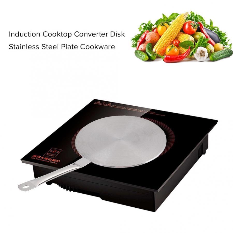 22cm Edelstahl Kochen Platte Wärme Diffusor Konverter Platte für Gas/Elektrische/Induktion Herde Haushalts Versorgung Küche