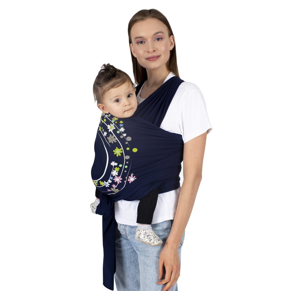 Navy blue Color Baby Carriage Shawl