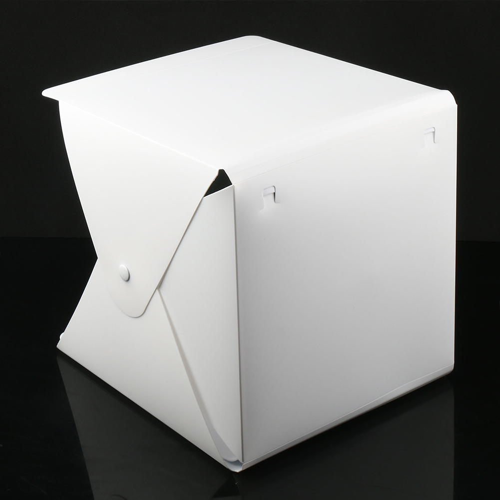 Mini Folding Studio Diffuse Soft Box Lightbox with LED Light Photography Background Photo Studio EM88