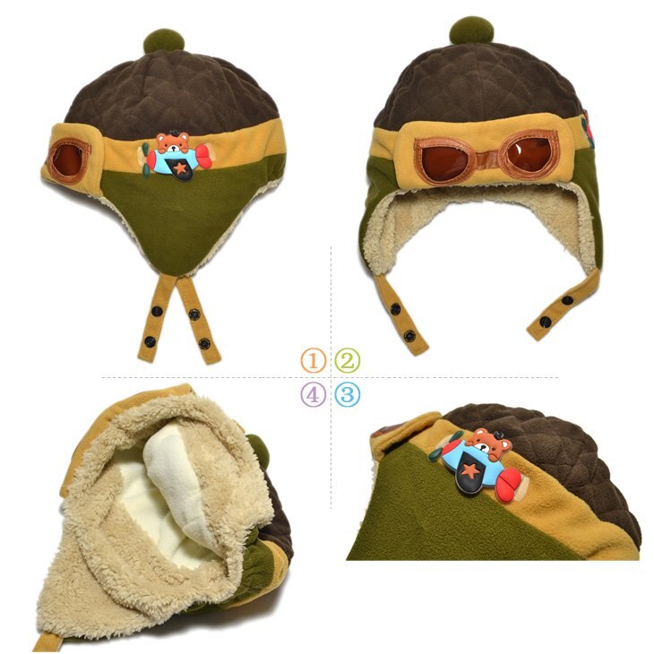 låve Pilot flyger lue takrenne jenter vinter varm bomber pluss fløyelshatter låve lappeteppe øreklokker ørehette baby øreklaff beskyttelse