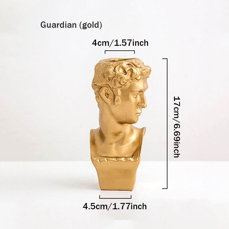 Venus Model Flowerpot Desktop Simulation Flower Arrangement Container Resin Model Handmade Artist Home Decoration