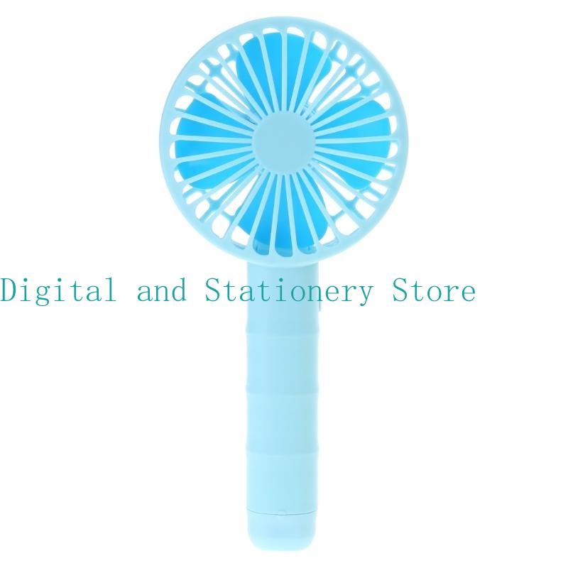 652F Powerful Mini Handheld Fan Small Hand Fan for Kids Girls Women Man Indoor Outdoor Travelling Cooling Fan: Blue