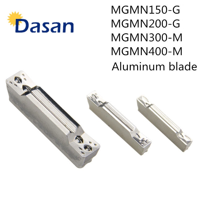 10pcs Carbide Inserts (MGMN Series) For CNC Lathe & Turning Tools - MGMN150-G To MGMN500-M, PVD Coated