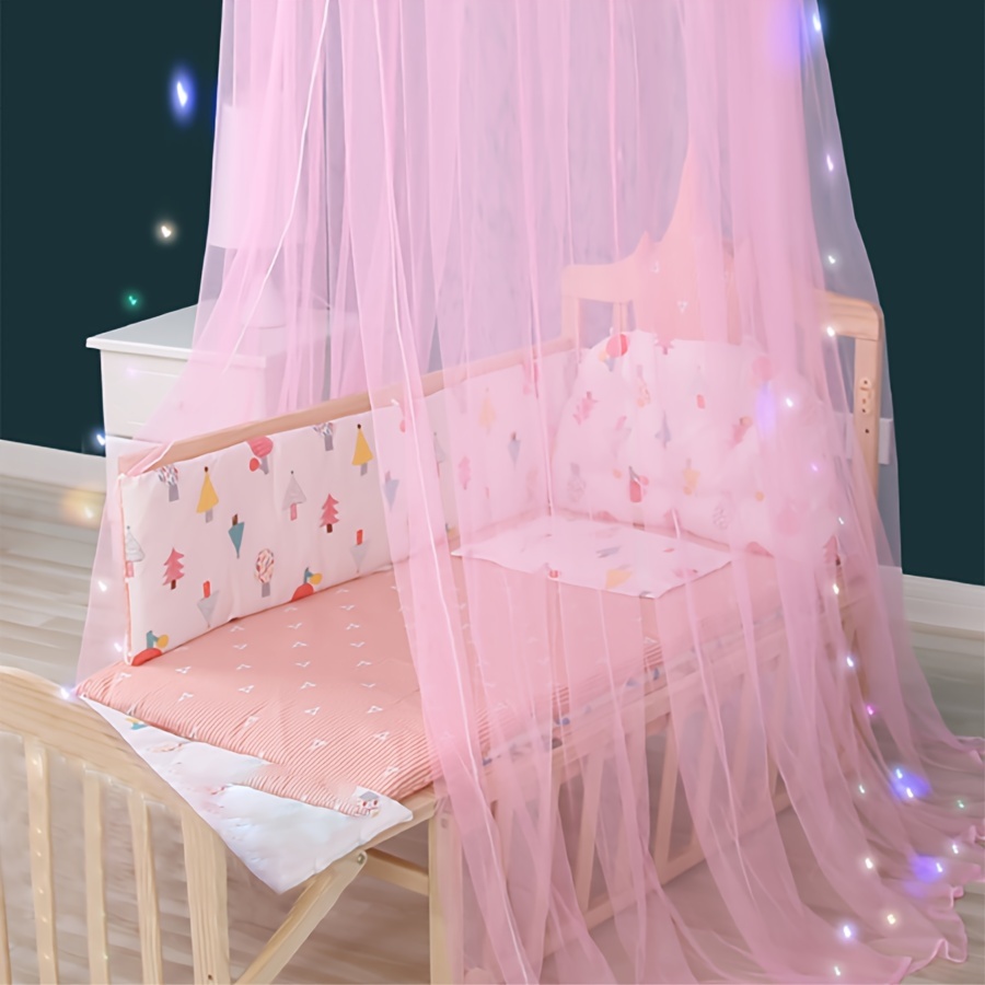 1pc Foldable Bed Net with Hanging Hook, Soft Mosquito Net with Canopy, Room Decoration Mesh Net