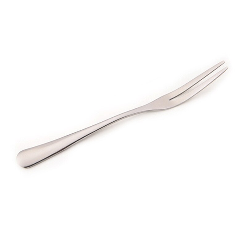 1Pcs 13cm Stainless Steel Fruit Forks For Restaurant Cafeteria Home Party Dessert Fork Lovely Fruit Fork Tableware