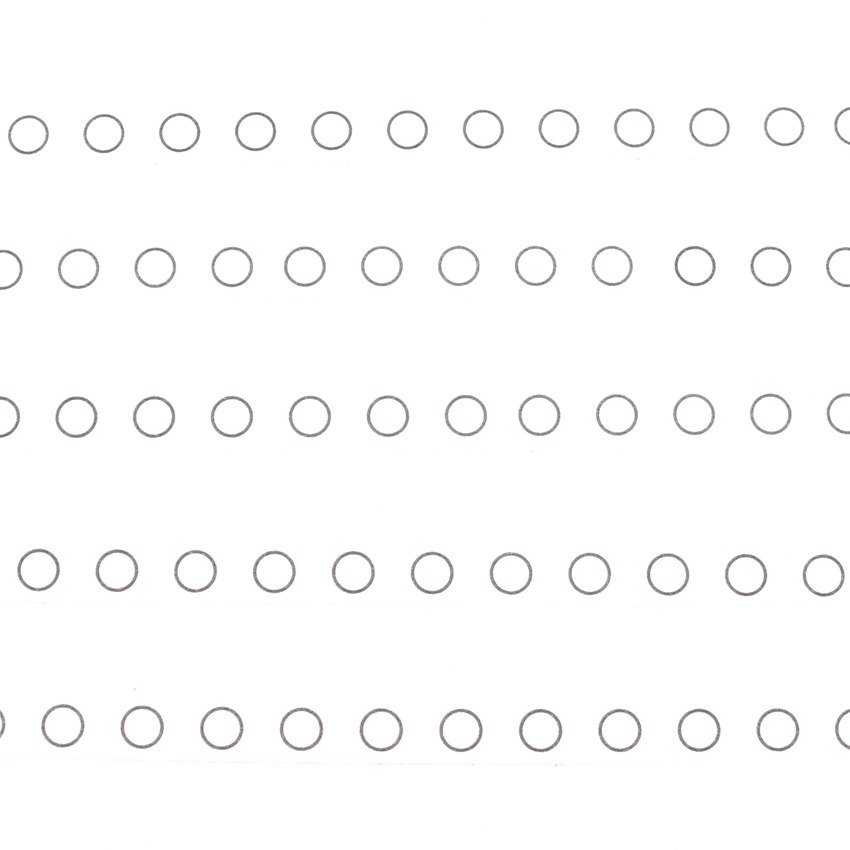 1 PCS Black Circle Washi Tape High Sticky Masking Tape Office Supply Hand Tear Adhesive Paper Tape DIY Book Diary