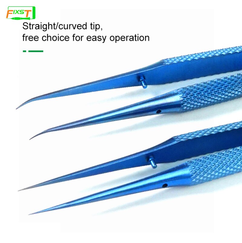 Relife RT-11C/15C Ultra Hoge Precisie Vliegende Draad Pincet 0.15Mm Recht/Gebogen Tip Speciaal Voor Vliegende Lijn telefoon Reparatie Tools