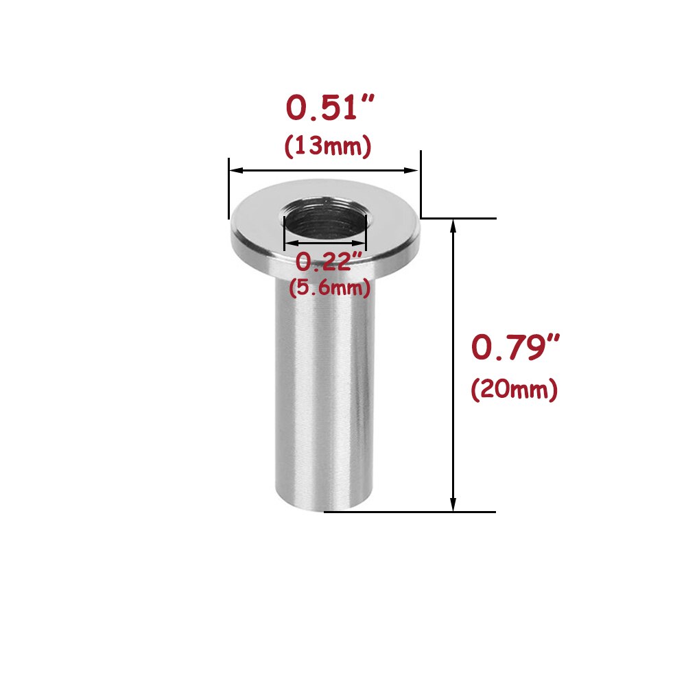 Atibin Deck Hardware Protector Sleeves Stair Rope Handrail Protector Sleeves Steel Heavy Duty Cable Railing Stainless 5/32inch 30pcs - View #9