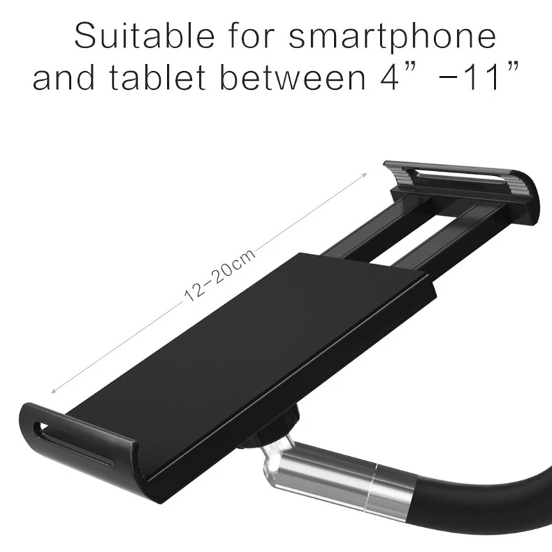 Statief Floor Stand Opvouwbare Tablet Telefoon Bed Houder Voor 4-11 Inch Mobiele Telefoon Tablet Floor Ondersteuning Voor Iphone ipad Pro 10.5''